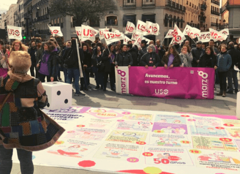 Corresponsabilidad, objetivo prioritario de USO en el 8M
