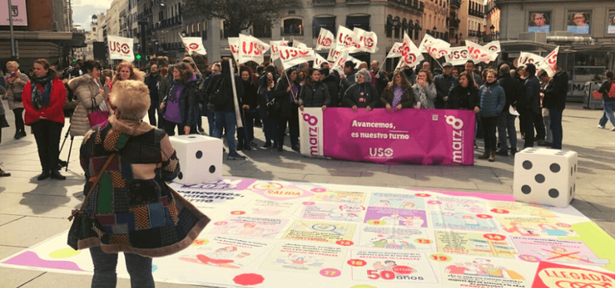 Corresponsabilidad, objetivo prioritario de USO en el 8M