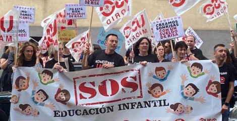 FEUSO, con las trabajadoras de los centros de Educación Infantil