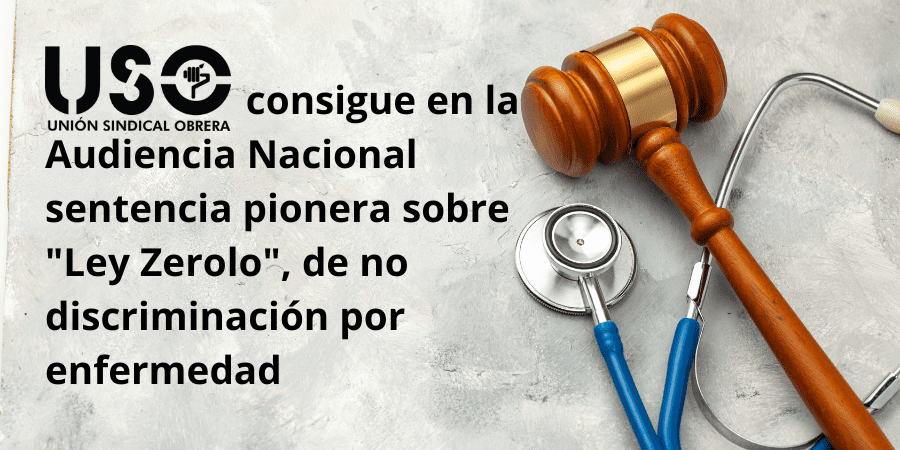 USO consigue sentencia AN pionera de aplicación de la ley de igualdad de trato o “Ley Zerolo”