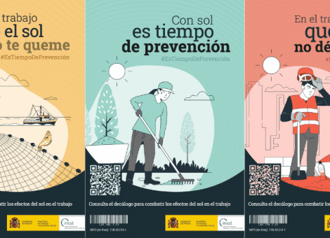 Campaña del INSST sobre trabajar al aire libre, con calor y riesgos asociados