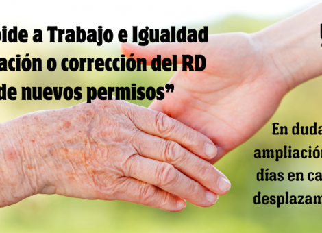 USO pide a Trabajo e Igualdad aclaración o corrección del RD “de nuevos permisos”