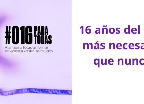 16 años de un 016 que cada vez recibe más llamadas de auxilio
