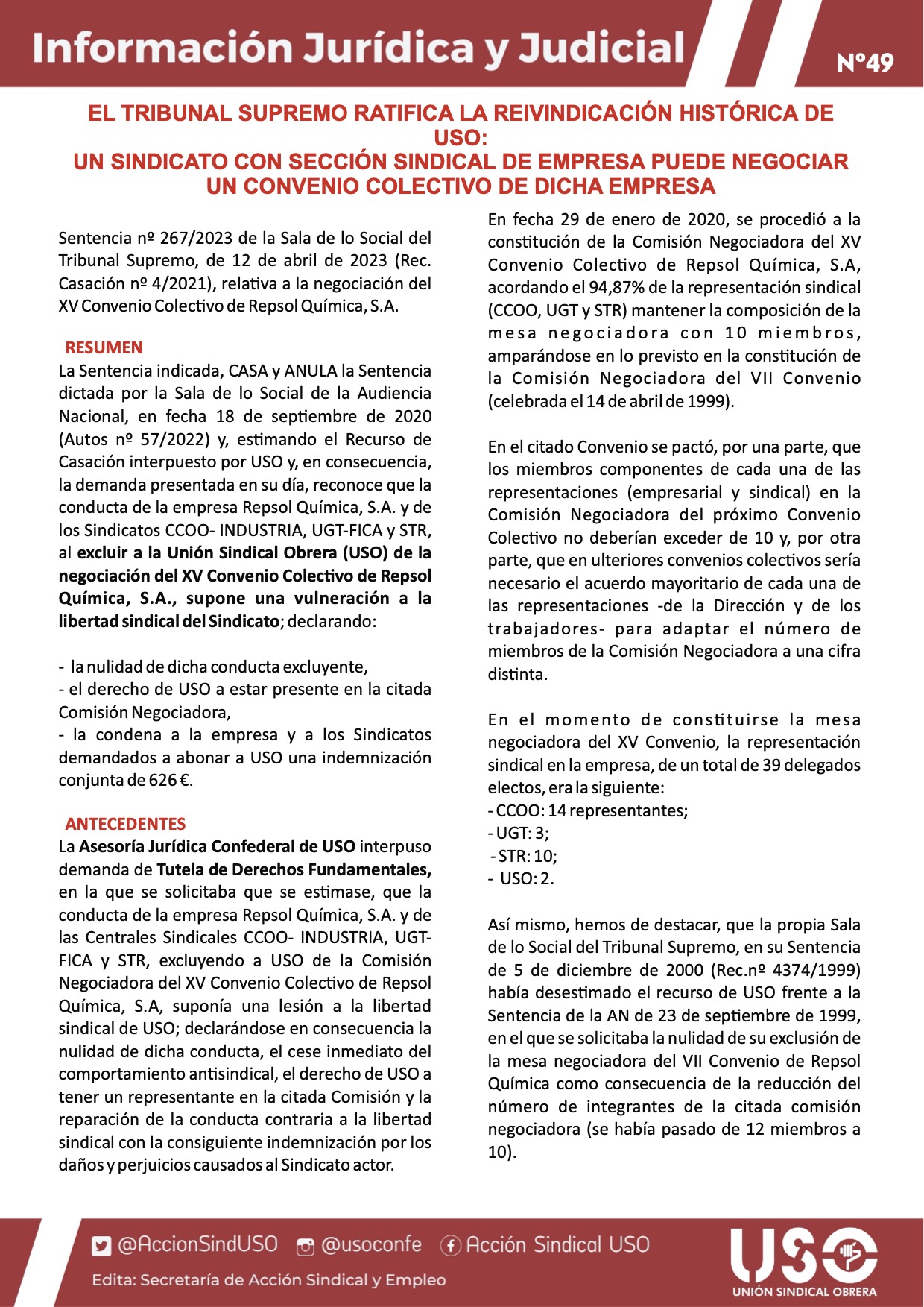 Información Jurídica y Judicial nº 49