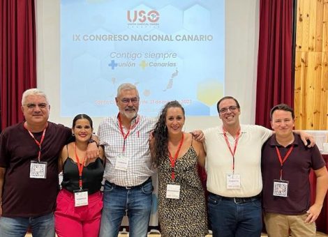 Sandra Tarín, primera mujer al frente de USO-Canarias