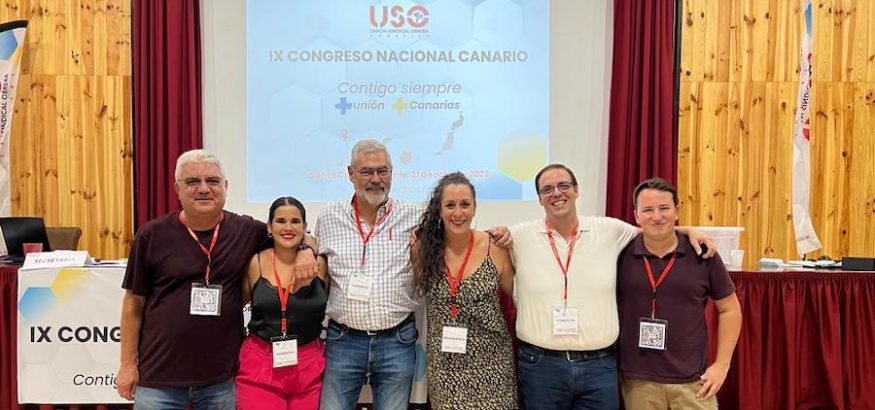 Sandra Tarín, primera mujer al frente de USO-Canarias