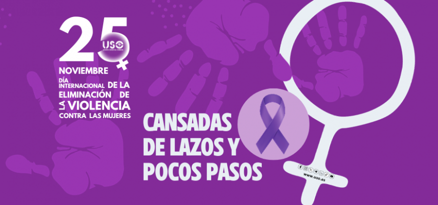 25N. Cansadas de lazos y pocos pasos