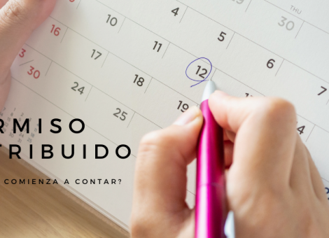 El inicio de un permiso retribuido, siempre en el primer día laborable