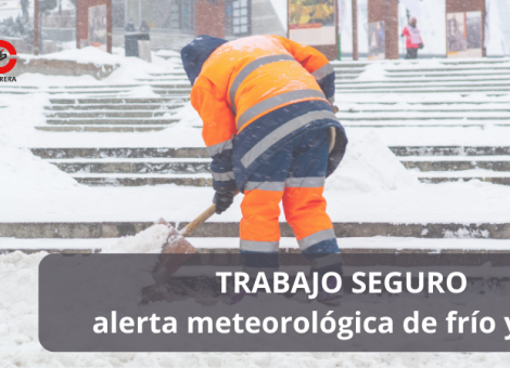 Nieve, bajas temperaturas, hielo. ¿Cómo hacer que tu trabajo sea seguro?