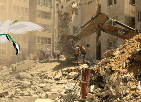 USO sale a la calle por la paz en Palestina