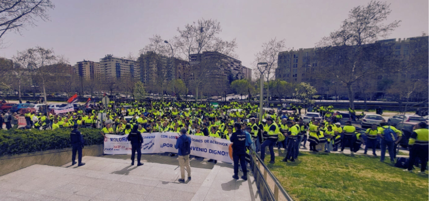 USO activa la Caja de Resistencia para apoyar la huelga de Acerinox