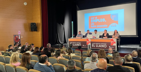 Pérez presenta en Asturias el lema del 1 de Mayo: Por el empleo, sin letra pequeña