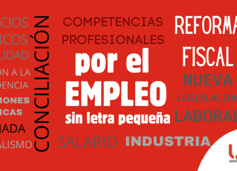 Manifiéstate con USO y exige EMPLEO, sin letra pequeña