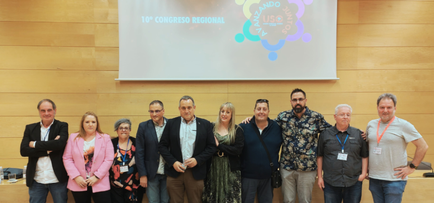 El 10º Congreso de USO-La Rioja reelige a Luis María Miguel