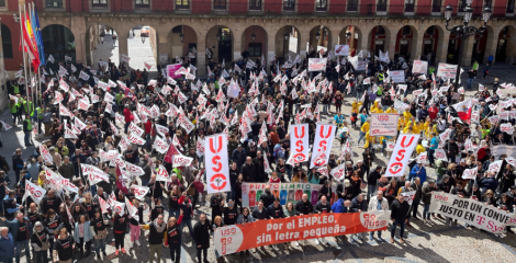 Más de 2.000 personas en Gijón con la USO del 1 de mayo: “por el EMPLEO, sin letra pequeña”