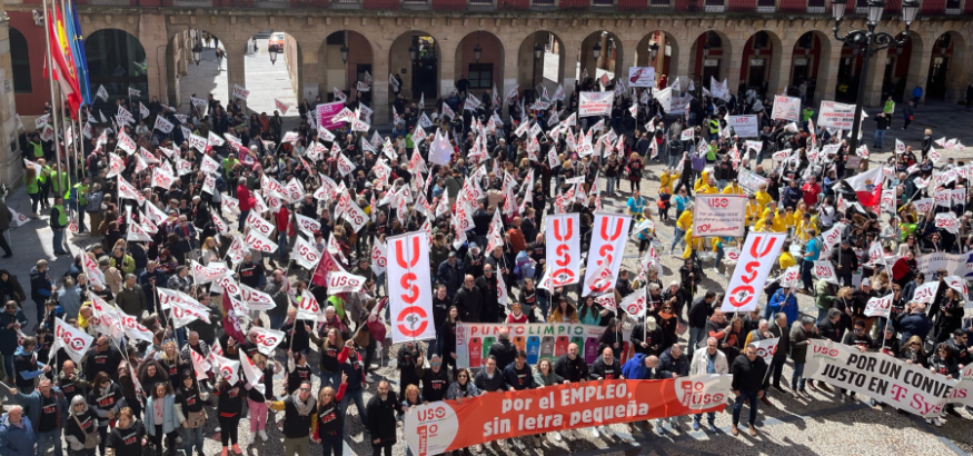 Más de 2.000 personas en Gijón con la USO del 1 de mayo: “por el EMPLEO, sin letra pequeña”