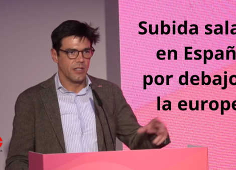 La subida salarial en España, por debajo de la europea