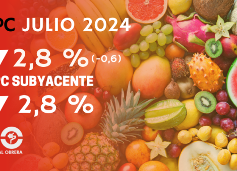 Los precios básicos siguen creciendo en julio por encima del IPC general