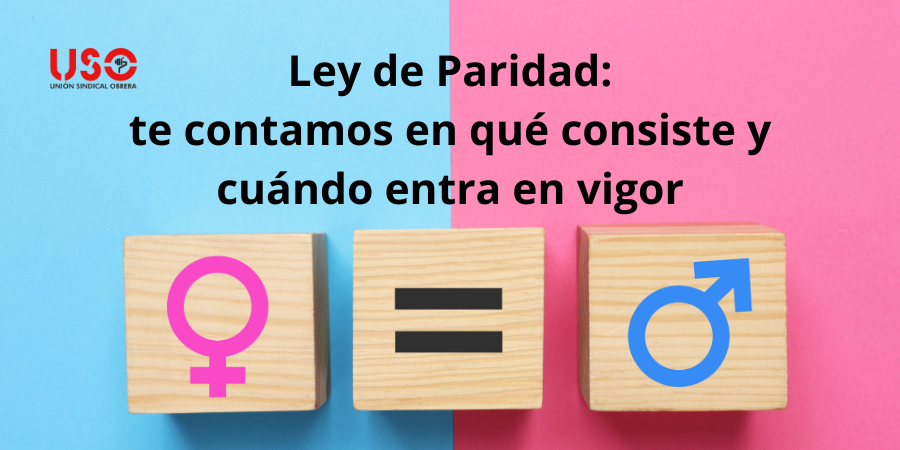 Publicada la Ley de Paridad, que obliga a un 40 % de mujeres en órganos de poder