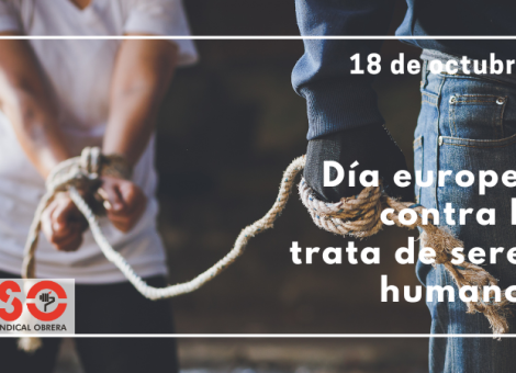 18 de octubre: Día Europeo contra la Trata de Seres Humanos