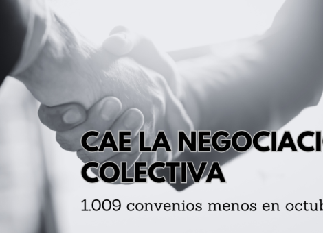 La negociación de convenios colectivos baja en más de 1.000 respecto a 2023