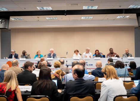 USO presente en la reunión del Consejo General de la CSI en Brasilia