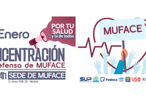 22 de enero, movilización por la crisis de Muface