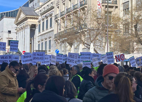 La Mesa Estatal por el Blindaje de las Pensiones vuelve al Congreso