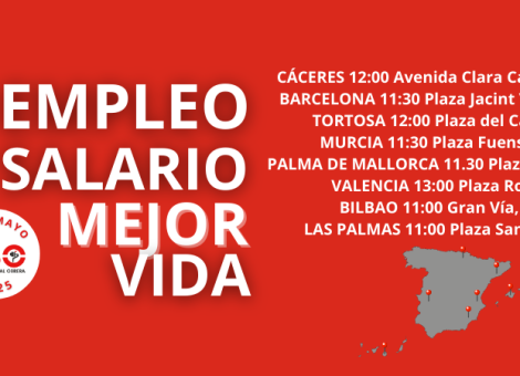 1 de Mayo. USO llama a la movilización “Más empleo, más salario, mejor vida”