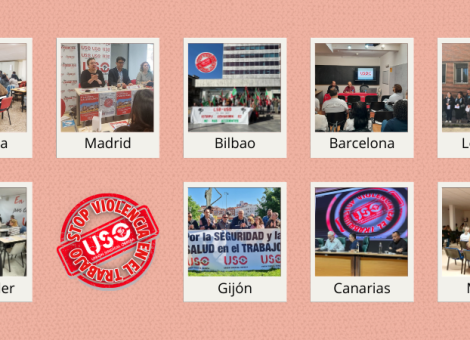 USO exige “STOP violencia en el trabajo” en un 28 de abril marcado por el apagón