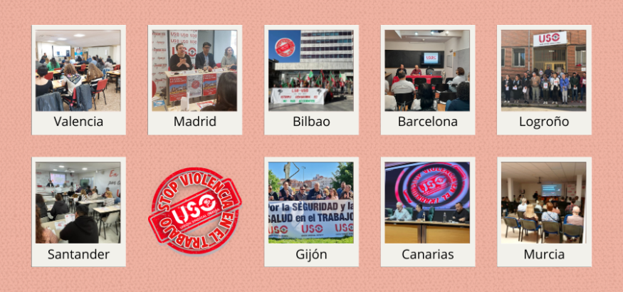 USO exige "STOP violencia en el trabajo" en un 28 de abril marcado por el apagón