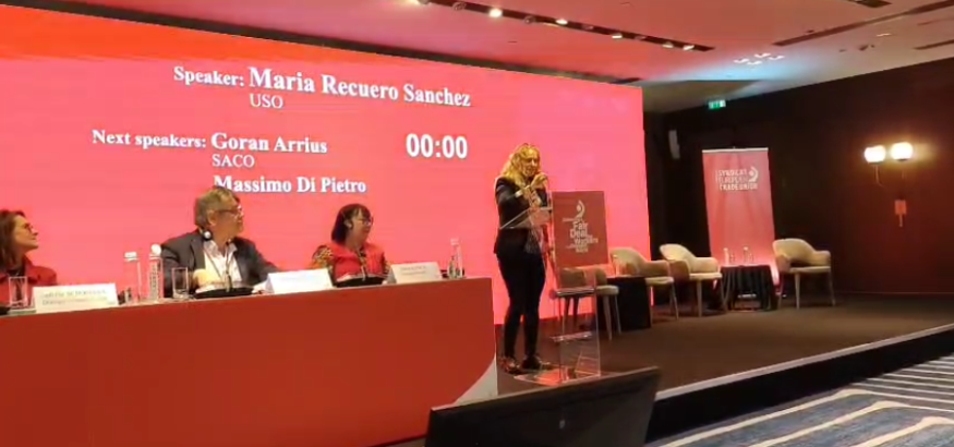 USO reclama un sindicalismo valiente y útil en la Conferencia de Mitad de Mandato de la CES