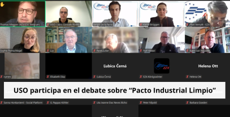 USO participa en el debate internacional de EZA sobre el Pacto Industrial Limpio