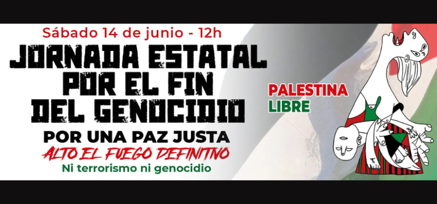 El 14 de junio, USO llama a salir a las calles por el fin del genocidio en Gaza El 14 de junio, USO llama a salir a las calles por el fin del genocidio en Gaza