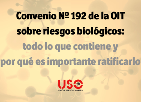En qué consiste el Convenio Nº 192 de la OIT, contra riesgos biológicos