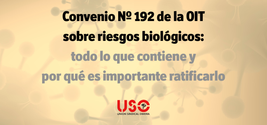 En qué consiste el Convenio Nº 192 de la OIT, contra riesgos biológicos