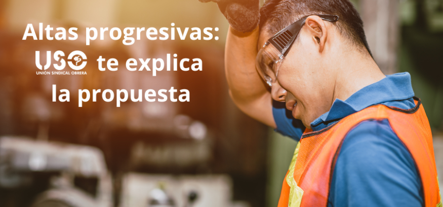 USO analiza la propuesta en firme del sistema de "altas progresivas" tras una IT