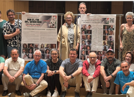 La Plataforma PararLaGuerra y personalidades de la cultura, juntos por Palestina