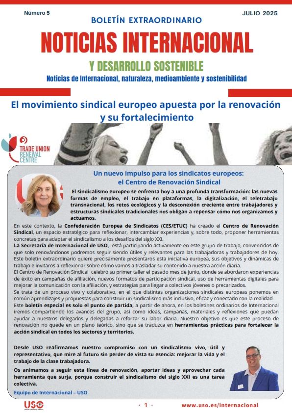 Boletín Internacional Extraordinario julio 2025