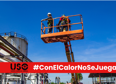 USO reclama PRL real y recursos frente a las olas de calor