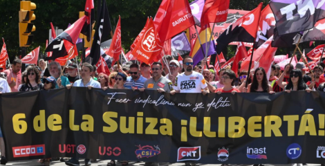 USO pide la libertad de “Las 6 de La Suiza”: hacer sindicalismo no es delito