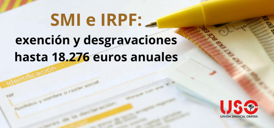 El SMI, exento del IRPF: claves de la fiscalidad progresiva