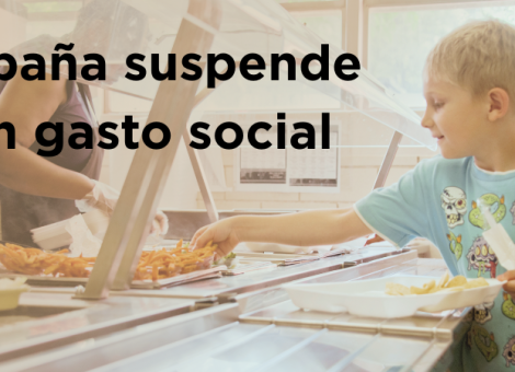 España suspende en gasto social en relación a la media europea
