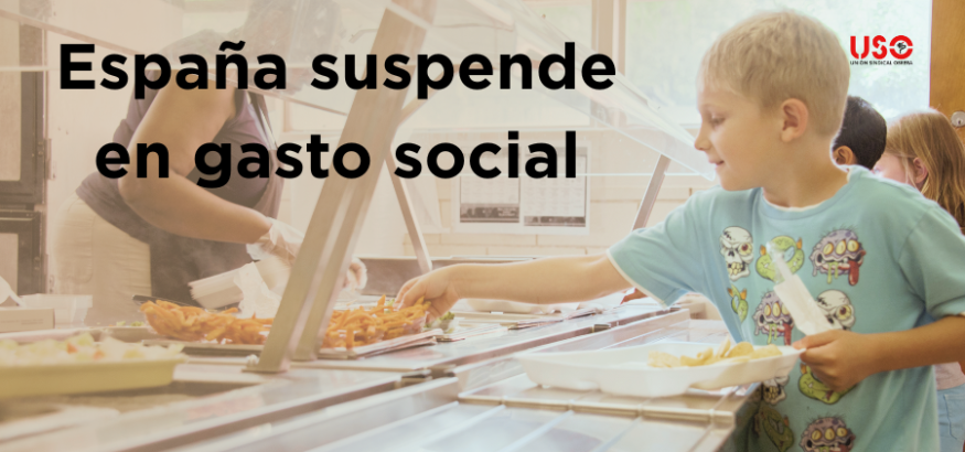 España suspende en gasto social en relación a la media europea