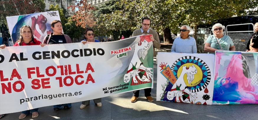 Sindicato USO. Reunión con grupos parlamentarios para pedir el fin del genocidio en Gaza