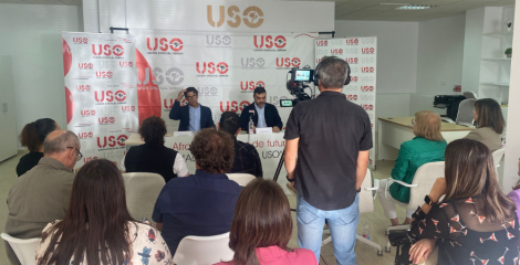 USO inaugura sede en Plasencia y denuncia el 16,52% de paro en Cáceres