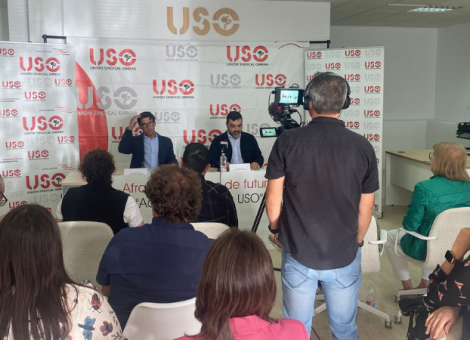 USO inaugura sede en Plasencia y denuncia el 16,52% de paro en Cáceres