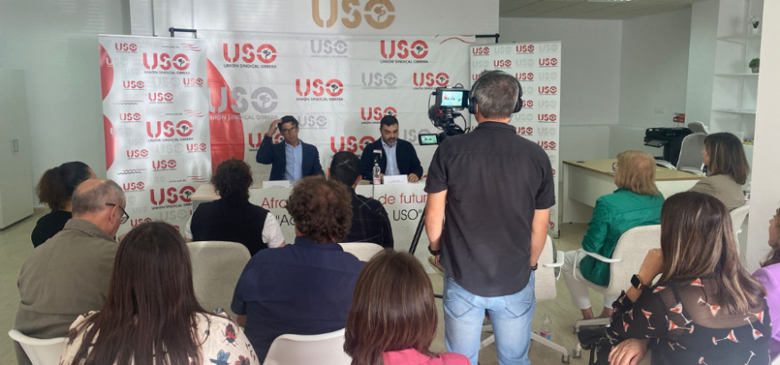 USO inaugura sede en Plasencia y denuncia el 16,52% de paro en Cáceres