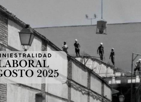 489 trabajadores muertos y 759.829 accidentes laborales hasta agosto