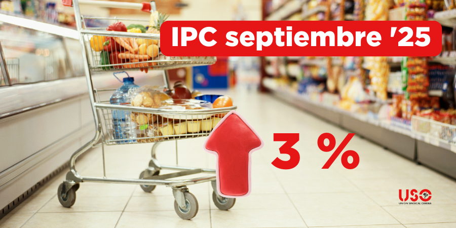 El IPC vuelve al 3% en septiembre golpeando lo básico